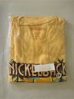 Nickelback Yellow Graphic Short Sleeve Tee